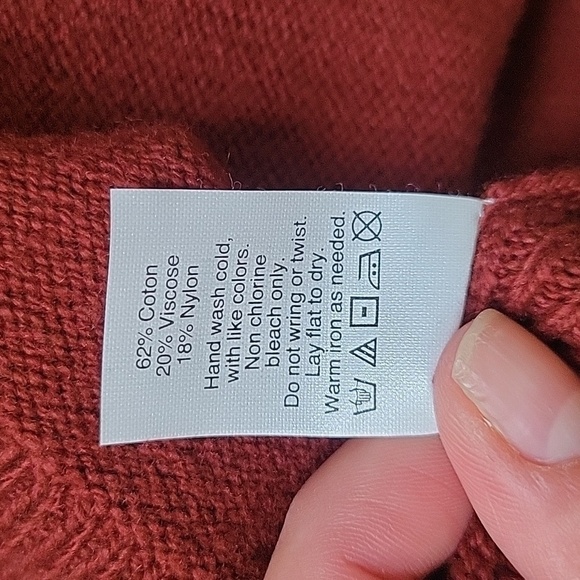 MADEWELL Tie-Cuff Pullover Sweater SIZE M - Picture 6 of 8